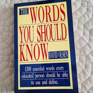 "The words you should know" by David Olsen, 1991